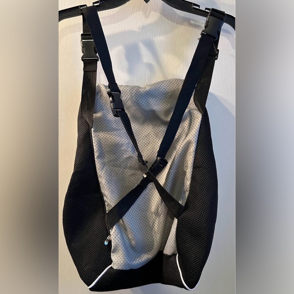 Black/Gray Mesh Backpack Bag 19”X16”